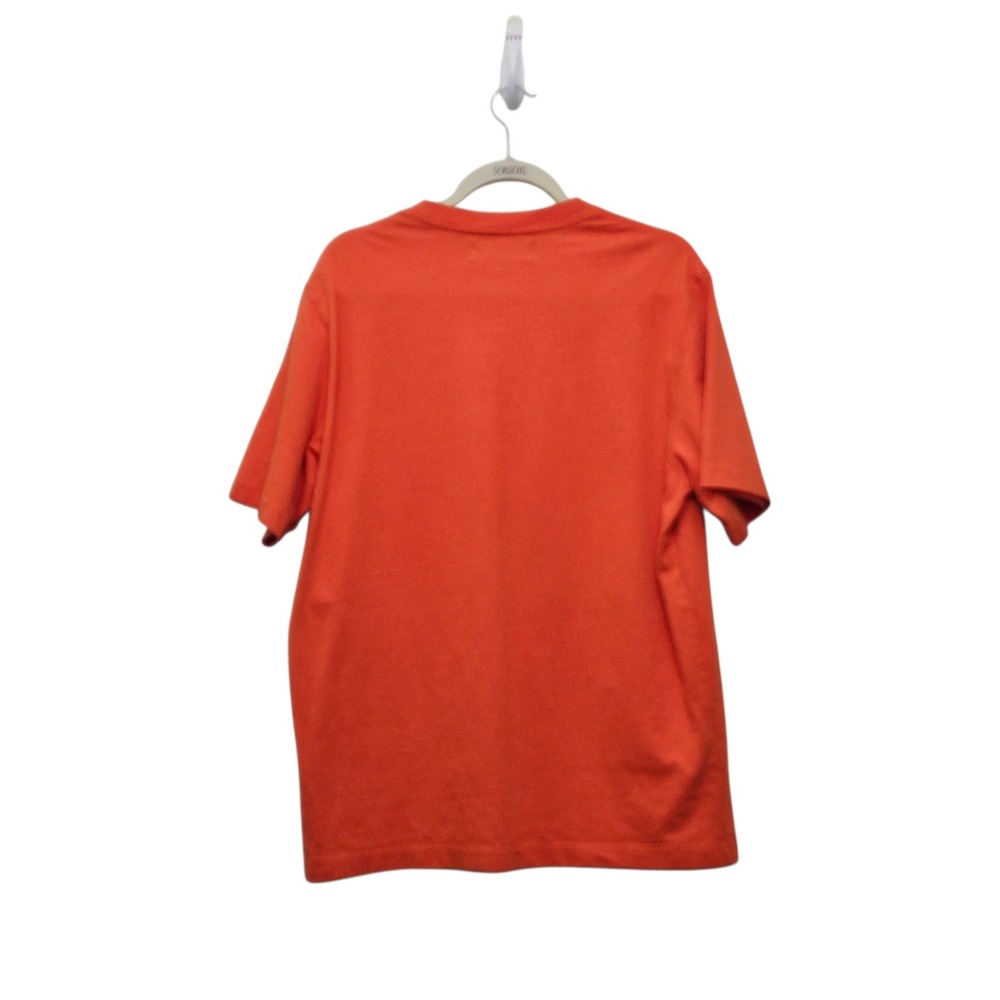 The J. Peterman Company Mens Orange Crew Neck Pocket T Shirt Size L Basic Casual - Picture 2 of 9